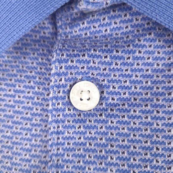 Bobby Jones Polo Shirt Mens Large Blue Golf Players Old Warson Country Club - Picture 4 of 14